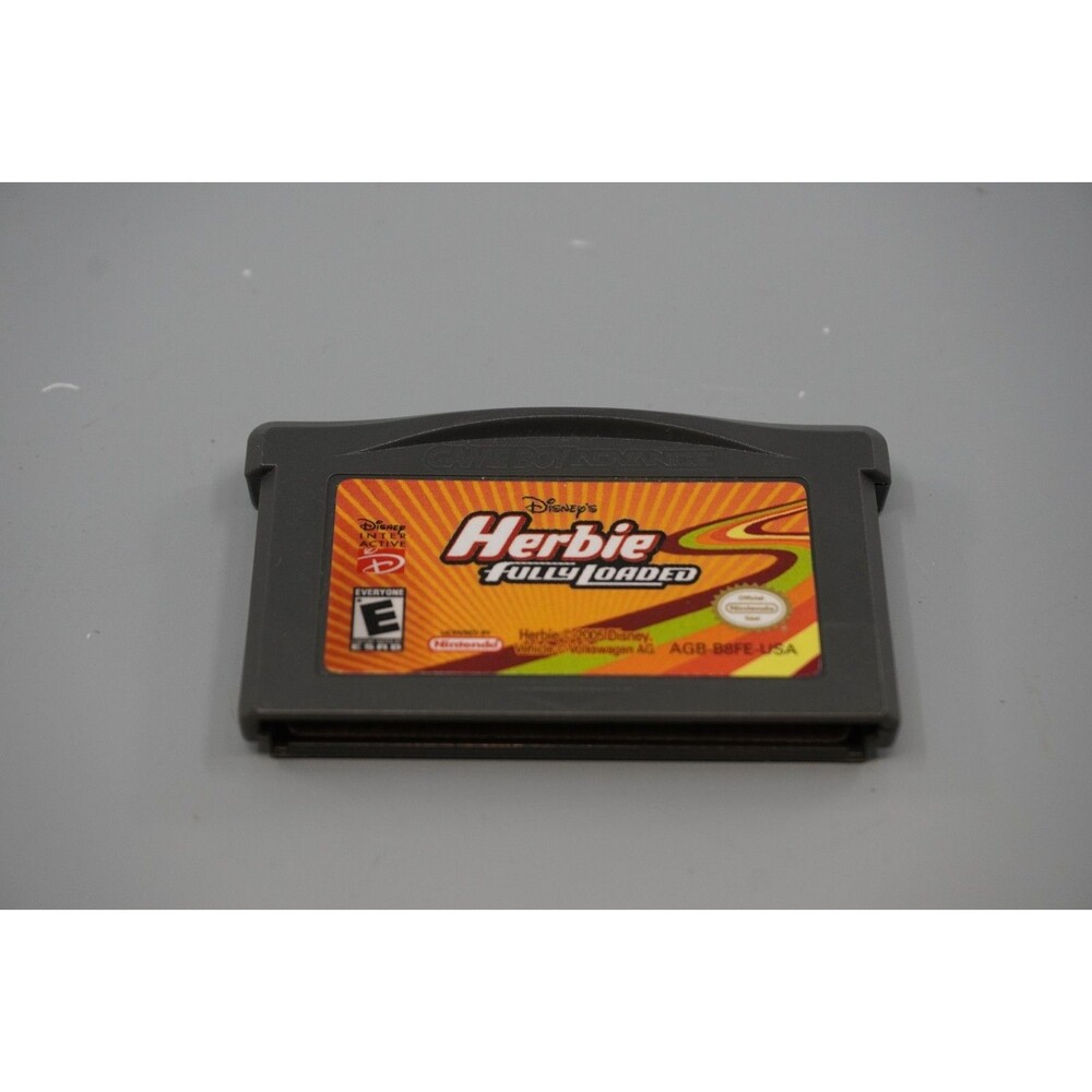 Disney's Herbie Fully Loaded GBA(Nintendo Game Boy Advance, 2005) Tested Working